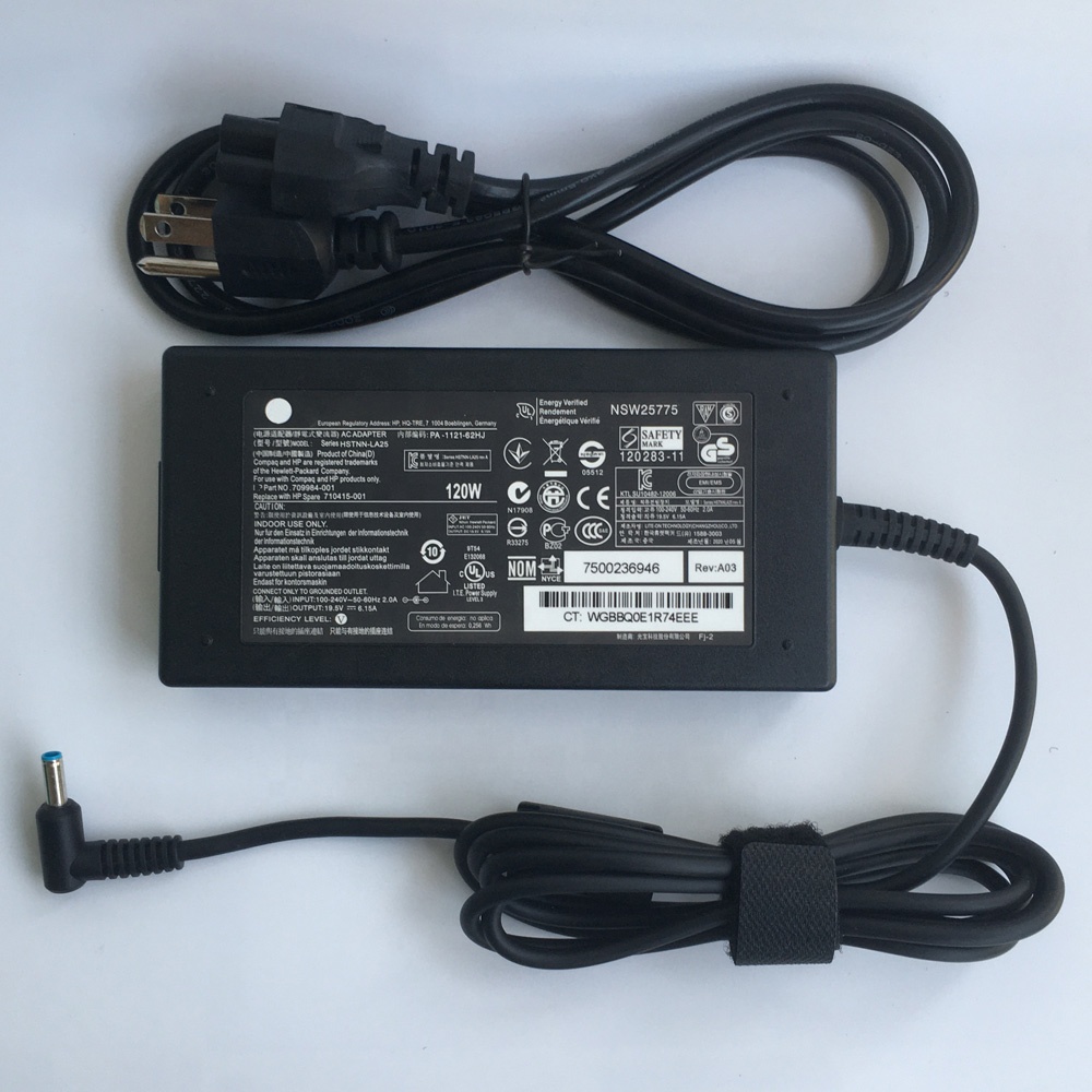 Genuine Power Charger 19.5V 6.15A 120W AC AdapterためHP Envy