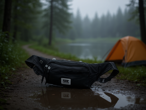 Marsupio da uomo 13 pollici con chiusura a cerniera impermeabile per uso esterno - Product Image 2