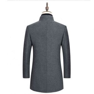 Nouveau Manteau Long d'Hiver pour <span class=keywords><strong>Homme</strong></span> en Laine Épaisse, <span class=keywords><strong>Trench</strong></span>-Coat Automne-Hiver 2026, Vente Chaude - Product Image 6