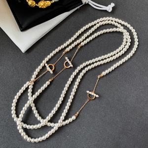 OT Clasp-collar <span class=keywords><strong>de</strong></span> perlas chapado en oro rosa y latón para mujer, joyería personalizada <span class=keywords><strong>de</strong></span> estilo <span class=keywords><strong>joven</strong></span> a <span class=keywords><strong>la</strong></span> moda - Product Image 1