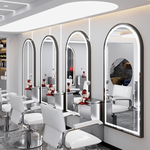 Modern Salon Furniture LED <b>Lighting</b> Wholesale Factory Price Multi-Style Makeup Hair Salon Beauty <b>Mirror</b> Hotel Bedroom <b>Bathroom</b> - Product Image 3