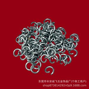 Diy Jewelry Metal Open <b>Rings</b> Round Plated For Bracelet Making - Product Image 4