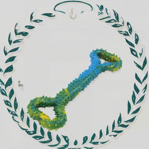 Spazzolino da denti interattivo multicolore per cani giocattolo da masticare resistente a forma di osso di animale domestico masticatore aggressivo a colori casuali invia - Product Image 2