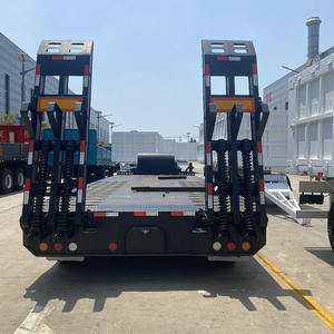 Remolque de Plataforma Baja, Remolque de Cama Baja, Semirremolque Cerrado de Plataforma Baja para Camionetas - Product Image 1