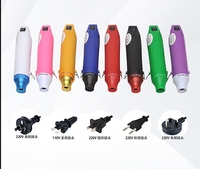 Venta al por mayor 220V/110V eléctrico DIY cerámica suave pistola de aire caliente polvo convexo/polvo de alivio/hoja termorretráctil cerámica suave DIY