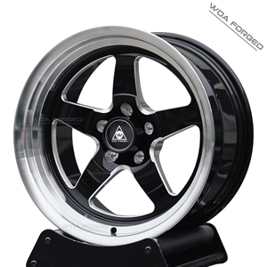 Jantes Beadlock Forgées Style WELD 5x4.5 5x120 5x5 Capacité de charge 2200 Lbs Convient à la Camaro, au Challenger, au Hellcat et plus encore - Product Image 1