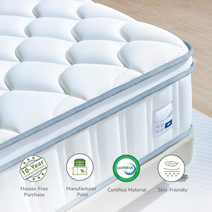 Colchón de Alta Calidad para Cama con Efecto Frío Grado Hotelero Tamaño Doble, King y Queen, Moderno con Memory Foam, Muelles Ensacados y Látex para Muebles del Hogar - Product Image 4
