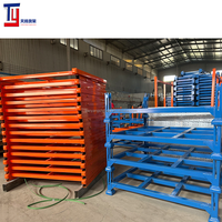 Étagère à palettes pour pneus pliable et empilable pour entrepôt, étagères et rayonnages empilables élégants