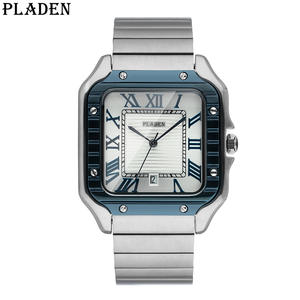 Montre en alliage pour hommes de haute qualité avec personnalité carrée et généreuse montre à quartz pour hommes PLADEN <span class=keywords><strong>V364</strong></span> - Product Image 4