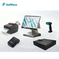 Systèmes de point de vente (PDV) haute performance à double écran, écran tactile capacitif Windows, double écran tactile, tout-en-un, point de vente