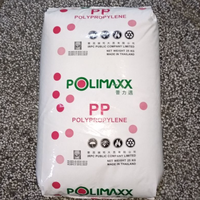Granulés de plastique PP vierge 1100NK, homopolymère de polypropylène, granulés de polypropylène de qualité injection, matière première PP pour contenants de stockage alimentaire