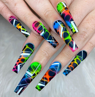 MyBeautyNails Wholesale 12 Color Set Candy Sweet Colorful Powder Nails Pigments Dust 3D Diy Nail Art Neon Pigment Powder Nail