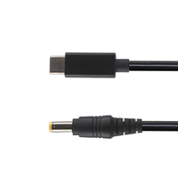 Câble de charge rapide PD Type-C vers DC 5,5x2,5 mm 5V-20V 5A pour ordinateur et Android avec blindage en cuivre pur et tressé