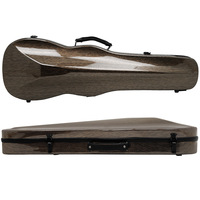 Étui de transport haut de gamme pour violon 4/4 en fibre de carbone, étanche, ultra-léger, avec fermeture éclair, boîte triangulaire, sac de luxe, modèle de marque OEM