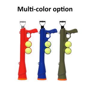 Lanciatore automatico di plastica per cani con pistola da Tennis per animali domestici attrezzature per allenamento all'aperto per agilità giocattolo per gatti e cani - Product Image 3