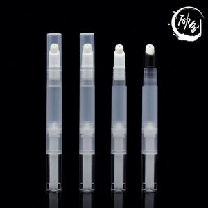 Stylo cosmétique rotatif transparent personnalisé avec logo, vide, en plastique de haute qualité, 2ml, 4ml, 6ml, pour rouge à lèvres, outils de maquillage, et dissolvant d'huile pour cuticules des ongles - Product Image 2