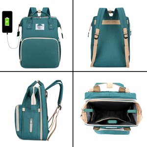 Mochila Pañalera Expandible para Mamá con Cambiador Portátil, Estuche para Chupón y Correas para Cochecito, Personalizada 600d - Product Image 3