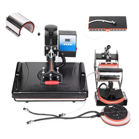 Machine de transfert thermique 7 en 1, 29*38cm, machine de sublimation pour tasse, assiette, bouteille d'eau, stylo