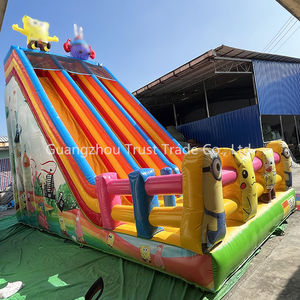 Kommerzielles Thema aufblasbares Sprungbrett mit Rutsche Kinder aufblasbare Wasser rutschen Kanada - Product Image 4