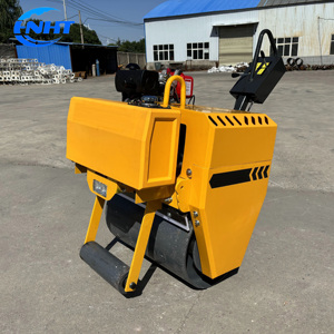Maquinaria de construcción Compactador de empuje manual Nueva vibración mecánica Rodillo pequeño de mano - Product Image 1