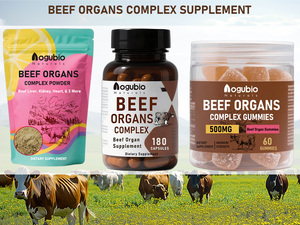 Aogubio OEM thịt bò Organ bổ sung bò gan chiết xuất thực phẩm tự nhiên lớp thịt bò gan bột - Product Image 2