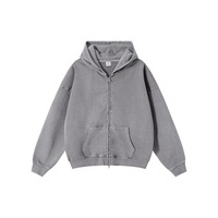 HMY Sweat à capuche pour homme en molleton à imprimé numérique, coupe ample, style streetwear européen et américain, anti-rétrécissement