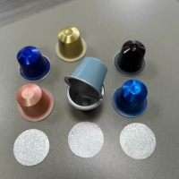 Mini capsules de café en gros à prix raisonnable Capsules de café en feuille d'aluminium scellables de haute qualité