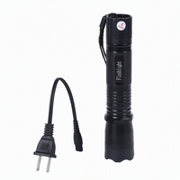 Lampe torche tactique LED avec interrupteur marche/arrêt à distance, lampe torche rechargeable à lumière puissante avec fonction de lumière intense