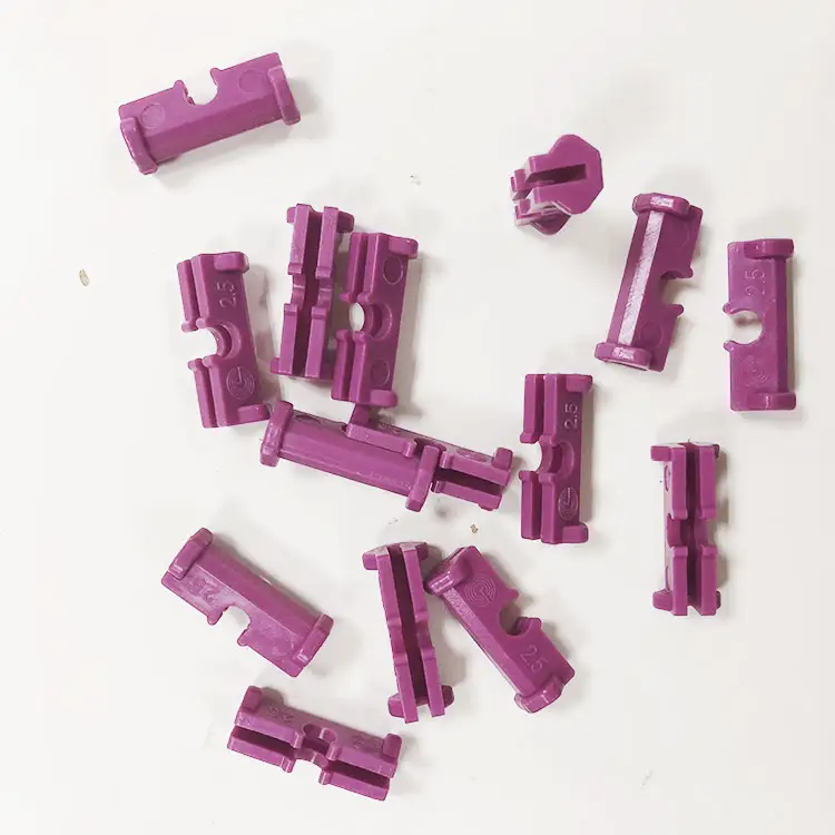 الجملة الأرجواني فاصل بلاستيكي لعصابة إطار الغزل آلة أجزاء في حجم 2.5