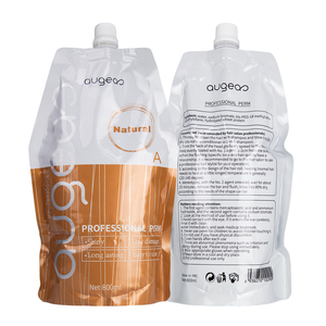 Loción Profesional para Permanente de Cabello Augeas, Fórmula Natural para Rizos Brillantes, 800 ml, Para Uso en Salón - Product Image 6