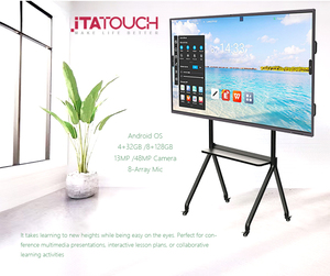 Écran tactile multipoint intelligent de 75/86/110 pouces, écran LCD intelligent pour salle de réunion, tableau blanc interactif numérique électronique intelligent - Product Image 5