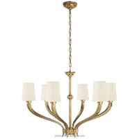Lustre en cristal moderne de luxe, style américain, personnalisable, éclairage intérieur, éclairage de villa de luxe
