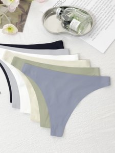 ZhenShangMei Strings sans couture pour femmes <span class=keywords><strong>String</strong></span> Culottes sans couture Respirantes Confortables Sous-vêtements pour femmes - Product Image 2