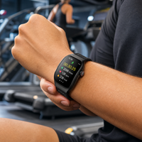 Smartwatch OEM con Schermo Curvo da 2.0", Chiamate BT, Monitoraggio Frequenza Cardiaca, SpO2, Contapassi, Impermeabile per Uso Quotidiano, per Marchi Fitness
