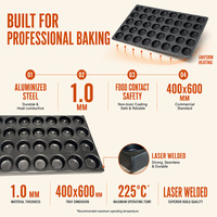 Moules de cuisson professionnels antiadhésifs 40x60, plateaux de boulangerie 18x26, moules à muffins industriels, plaques à biscuits commerciales, moules à gâteaux