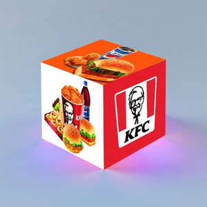จอแสดงผล LED แบบลูกบาศก์ 4G WiFi สำหรับภายนอกอาคาร สีสันสดใส ความละเอียดสูง ติดผนัง สำหรับป้ายร้านค้าปลีกและงานแสดงสินค้า - Product Image 2