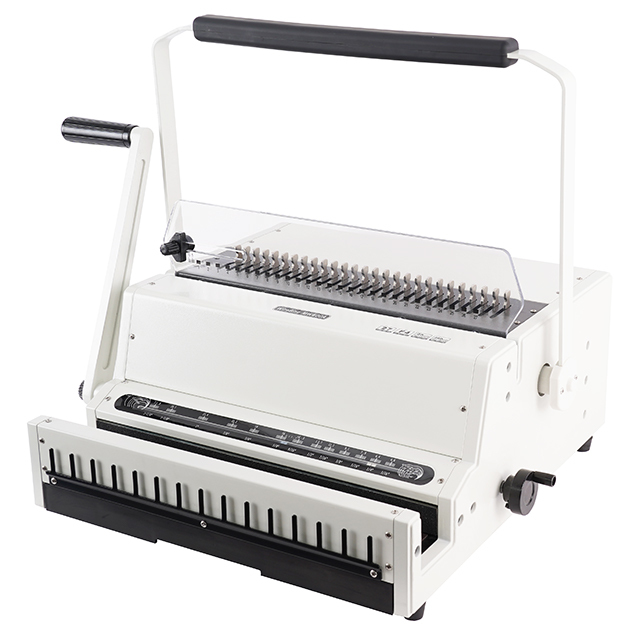 WM600A Custom Double Loop Binding Wire Manual F4 27(2:1) & 40(3:1) Holes Binding Machine for Office Use of Notebook Binding