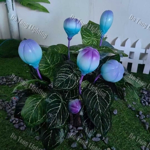 Luces de Fibra de Vidrio con Forma de Flores para Parques Temáticos, Jardines Botánicos, Centros Comerciales y Exhibiciones Fotográficas para Visitantes - Product Image 3
