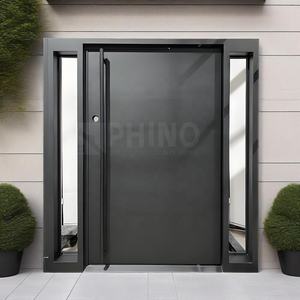 Luxe Amerikaanse design huisdeuren, draaideuren, op maat gemaakte massief houten buitendeuren, dubbele villa voordeur, dubbele hoofdingang - Product Image 2