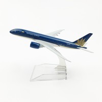 Set Hadiah Terbatas Bahan Alloy Skala 1:400 16cm B777 B787 Prototipe Pesawat Airbus Model Pesawat Diecast