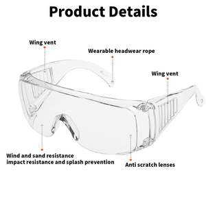 <span class=keywords><strong>Gafas</strong></span> <span class=keywords><strong>de</strong></span> Seguridad Industriales con Certificación CE Aprobadas por ANSI Z87.1 Fotocromáticas Antivaho con Prescripción para Protección Ocular - Product Image 5