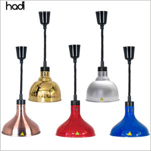 HADI buffet lampada di calore in acciaio inossidabile lampada a sospensione per <span class=keywords><strong>ristorante</strong></span> lampada da riscaldamento per alimenti commerciali con paralume opaco di bufalo in vendita - Product Image 4