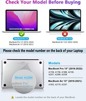 Protection d'écran anti-espion LX Tech Grade AAA Soft PET 360°, épaisseur 0,25 mm, pour MacBook Pro 13,3 pouces (2016-2022 M1/M2) et MacBook Air
