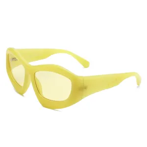 Óculos de sol Y2K para homens e mulheres, óculos de sol personalizados por atacado de bom preço, óculos de sol UV400 Cat 3 autênticos, óculos de sol 2024
