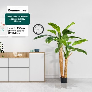 Planta Artificial de Plátano, Ecológica, Duradera y Moderna, para Decoración de Hogar, Bodas y Centros Comerciales, Fabricada en China - Product Image 4