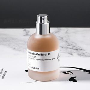 Profumo di lusso trasparente ricaricabile smerigliato vuoto rotondo 30ml 50ml bottiglia di profumo di vetro 100ml con confezione - Product Image 3