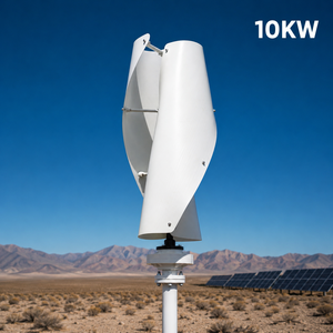 Generador Eólico de Eje Vertical Trifásico de 10KW para Uso Doméstico en Altas Zonas, Aspas de Aluminio Reforzadas - Product Image 3
