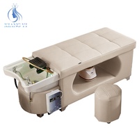 Salon Lavage des cheveux Traitement du visage Spa Head Water Therapy Thai Shampooing Lit de massage