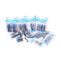 Venta caliente batería súper alcalina 1,5 V batería AA Power Flash Super alcalina azul y negro chaqueta de aluminio/chaqueta metálica