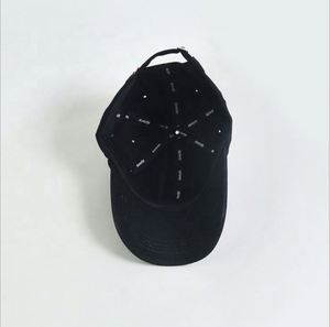 Casquette de baseball 6 panneaux en coton de haute qualité, style rayé, avec logo brodé personnalisé, fermeture snapback, visière plate, pour adultes - Product Image 4